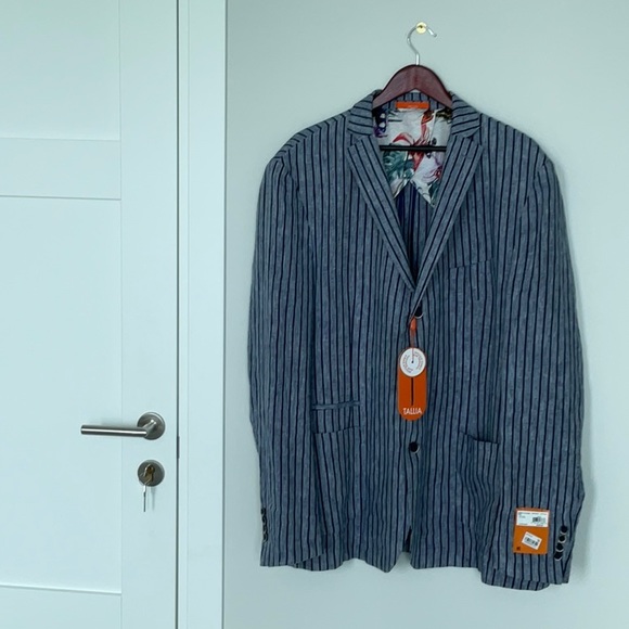TALLIA Other - Tallia men’s linen/cotton jacket XXL . New with tags. Partially lined.